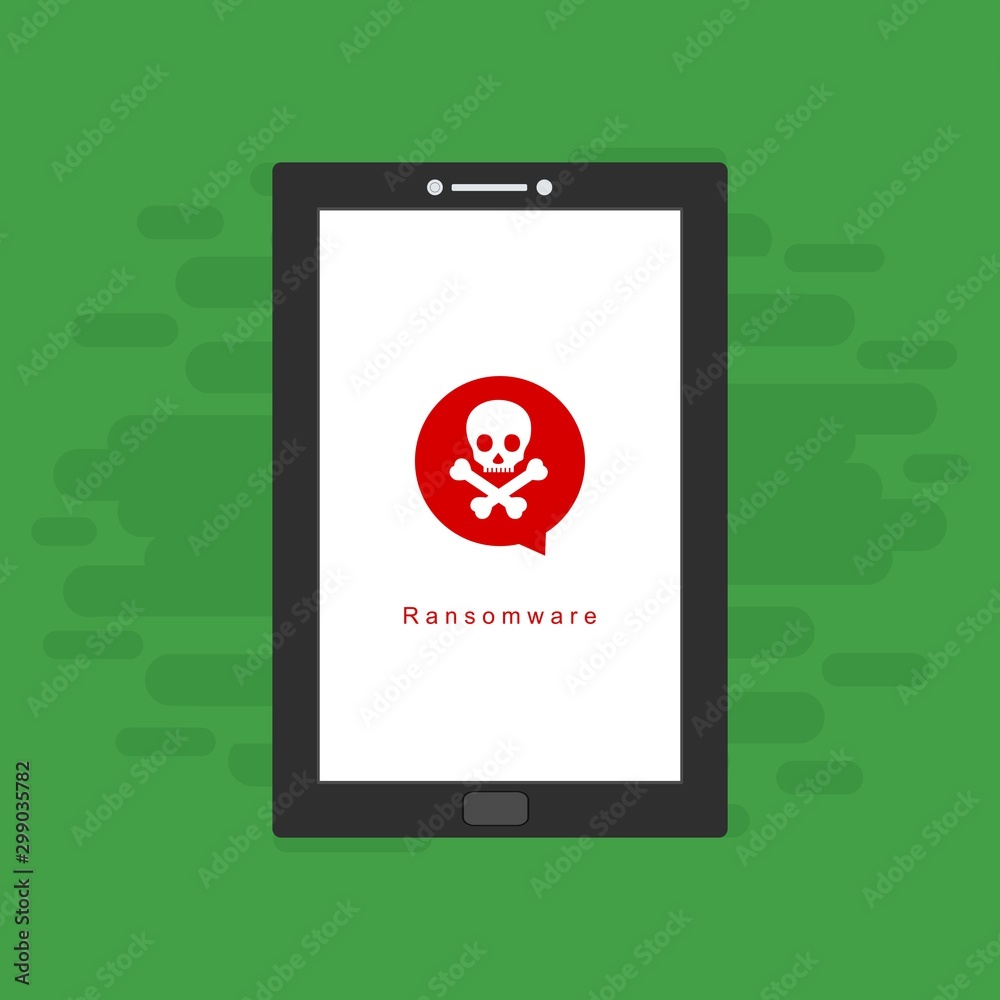 Virus in smartphone. Cyber attack on phone. Blocked Gadget does not work. Vector illustration Virus in smartphone. Cyber attack on phone. Blocked Gadget does not work. Vector illustration