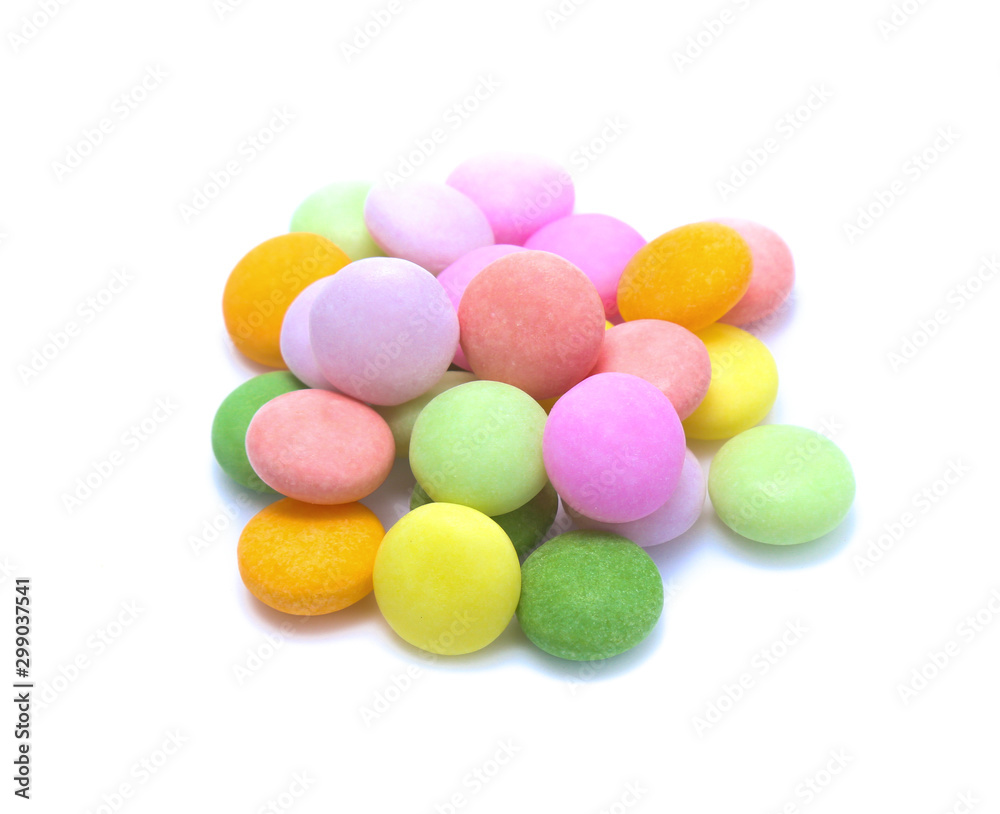 Colorful candy Isolated on white background Colorful candy Isolated on white background