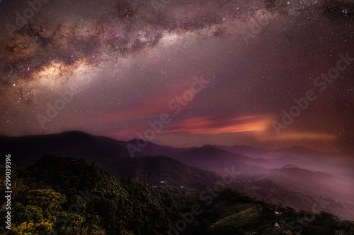 Die Milchstraße und der Sternenhimmel in Kolumbien
