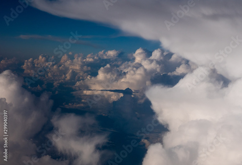 Above the clouds aerial view © Glebstock