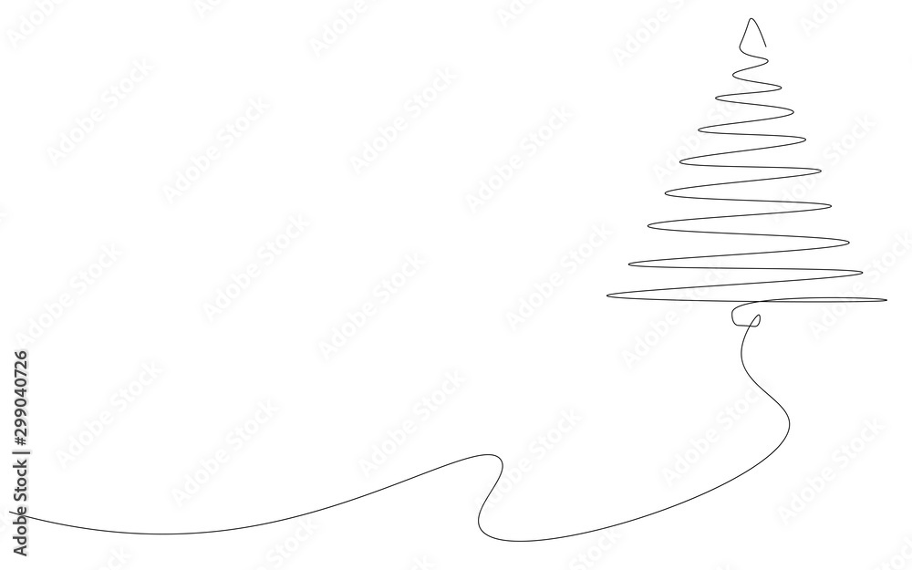 Christmas background with decoration element tree, vector illustration Christmas background with decoration element tree, vector illustration