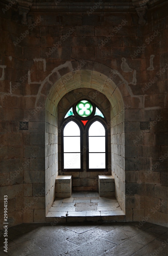 the window of a fortress
