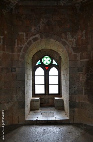 the window of a fortress
