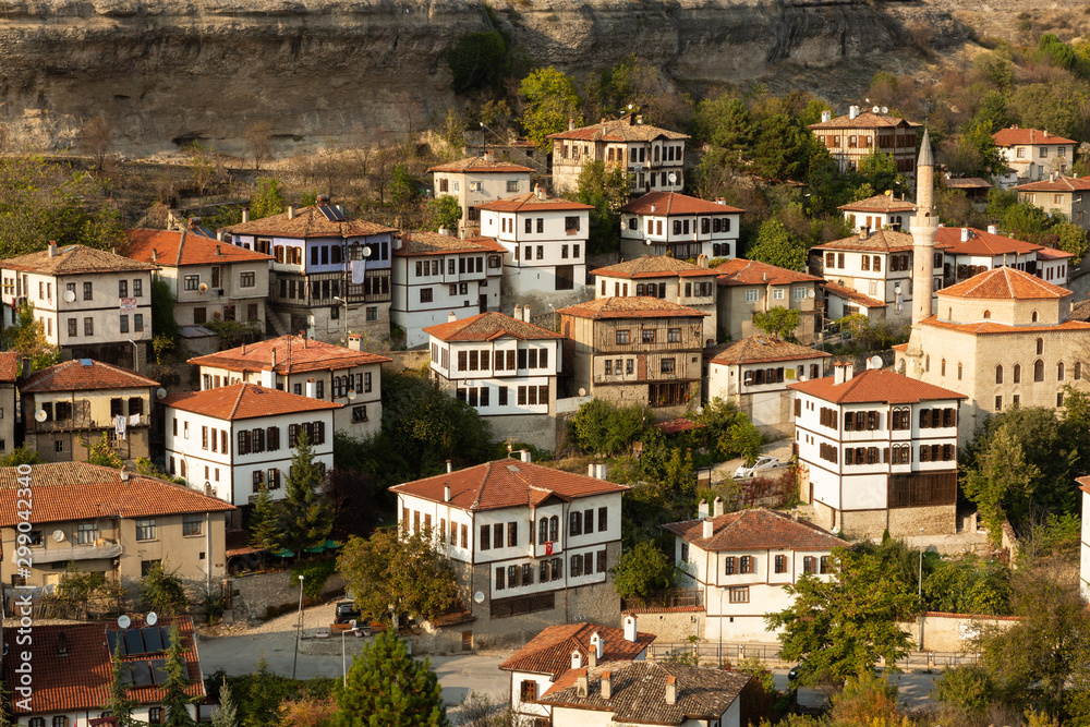 view of the historic village of Safranbolu, Turkey