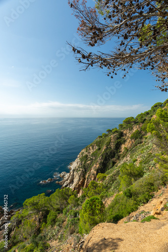 Spanish Mediterranean sea landscape