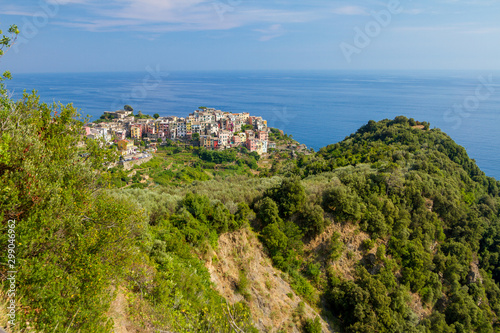 Corniglia (Cinque Terre Italy) Liguria, Italy coastline of Riviera