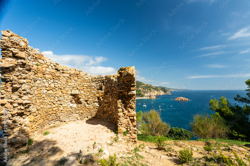 old fort in Tossa de Mar