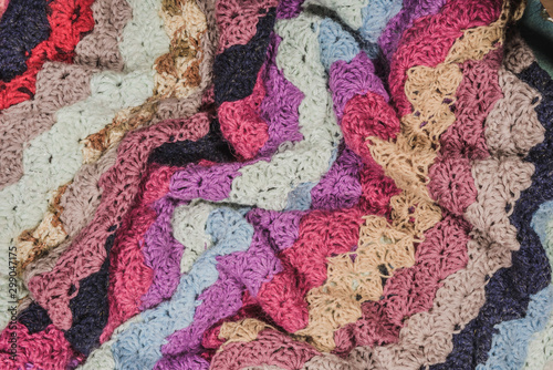 Knitted blanket © Digital Photo