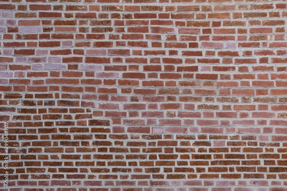 texture of old red brick wall with white seams texture of old red brick wall with white seams