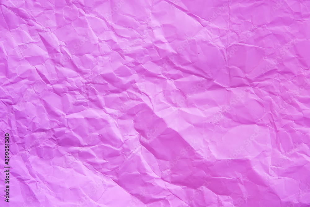 Fototapeta premium Pink creased paper texture background