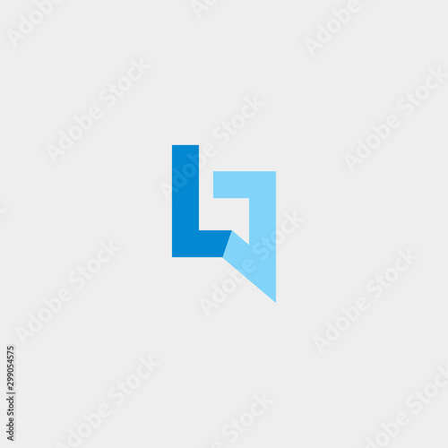 Letter L Chat Logo Template Vector Design