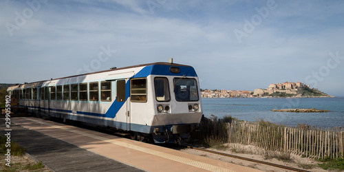 Le petit train de Balagne à Calvi