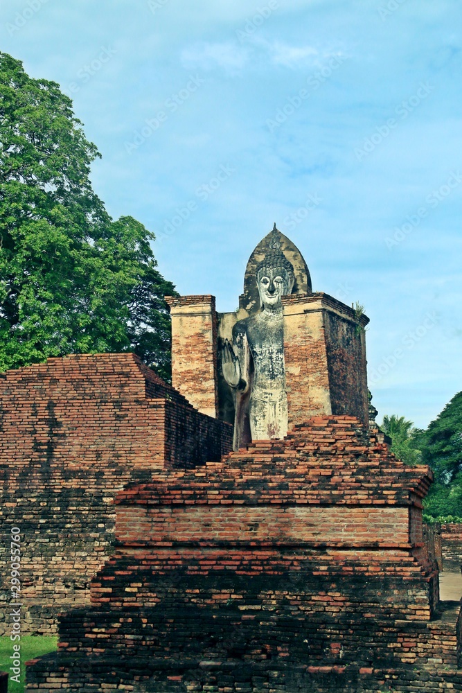 Parque histórico de Sukhothai, Tailandia.