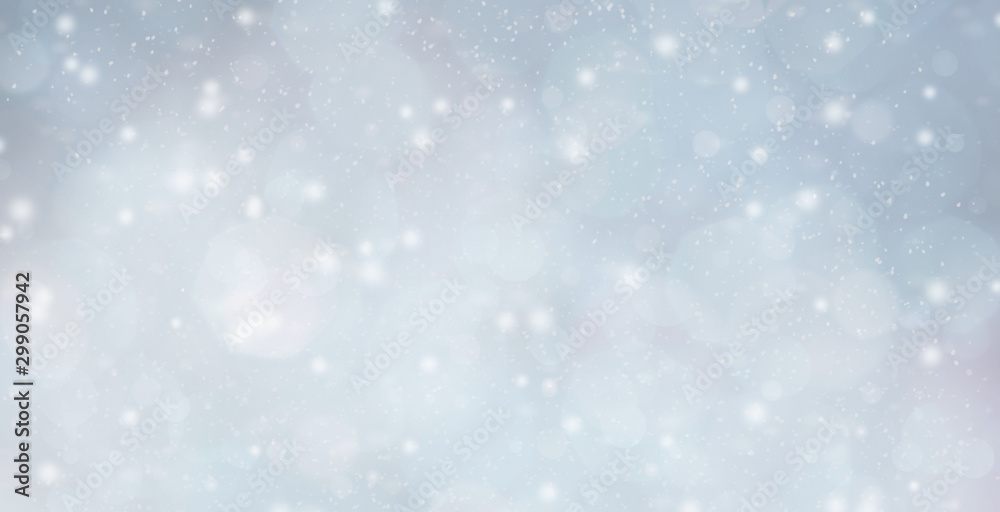 Abstract Winter background abstract bokeh