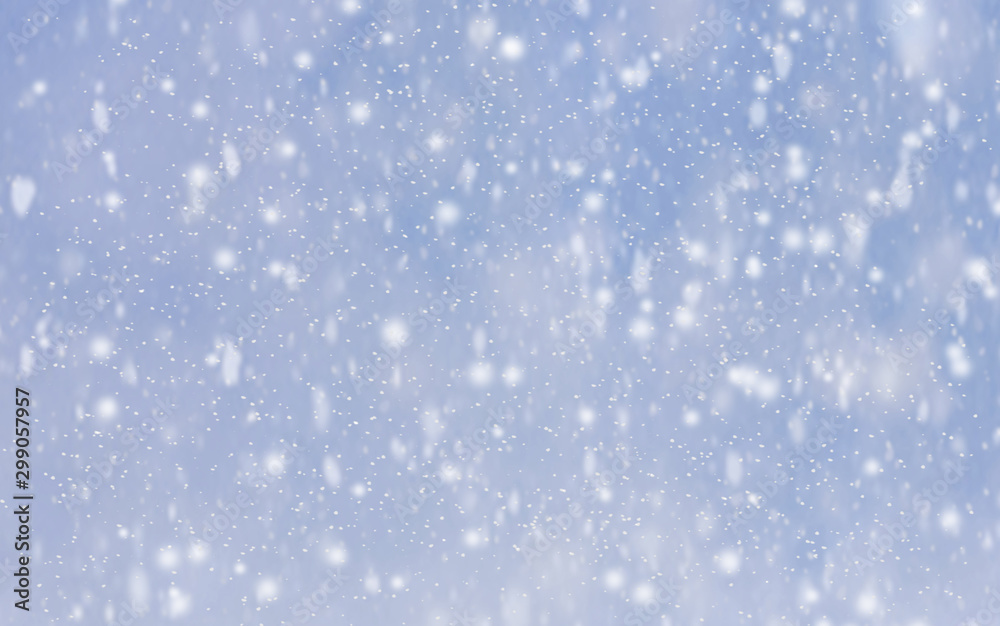 Fototapeta premium Abstract Winter background abstract bokeh