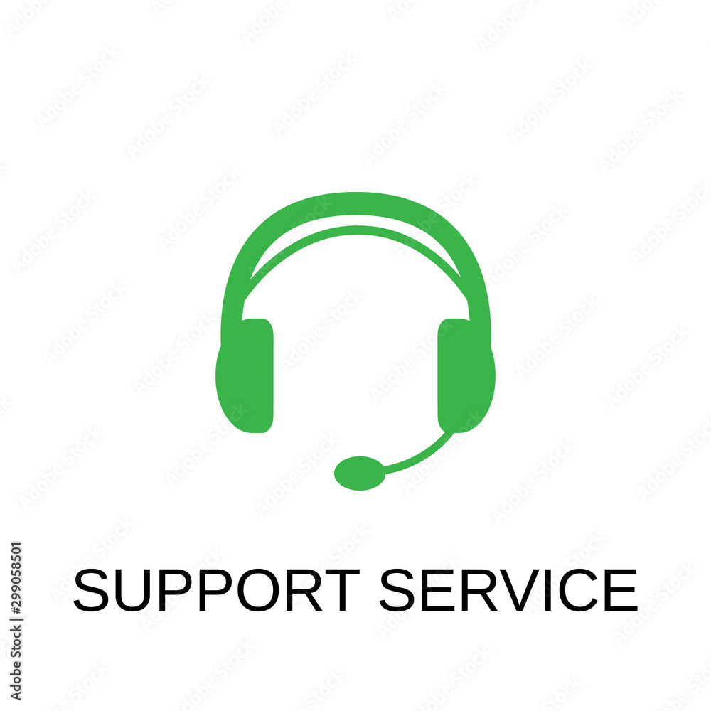 Support service icon. Support service symbol design. Stock - Vector illustration can be used for web. Support service icon. Support service symbol design. Stock - Vector illustration can be used for web.