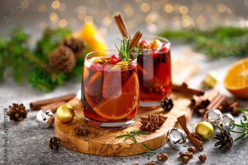 Canvas Print Christmas mulled wine