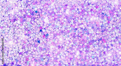 Five pointed star shape glitter sparkles textured background © Coffeechocolates