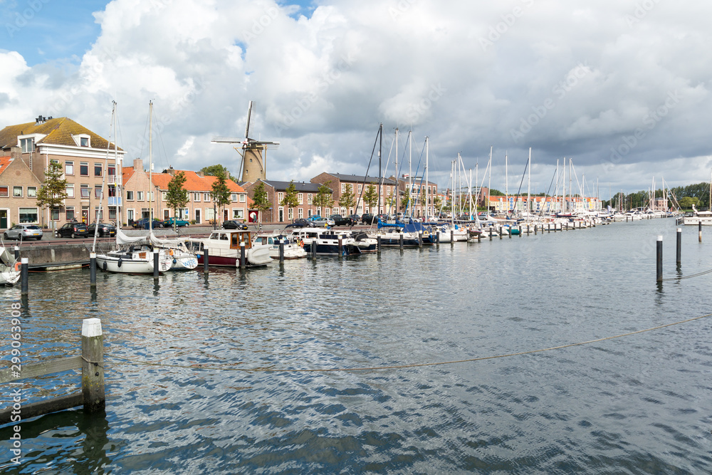 Harbour of Hellevoetsluis, Netherlands