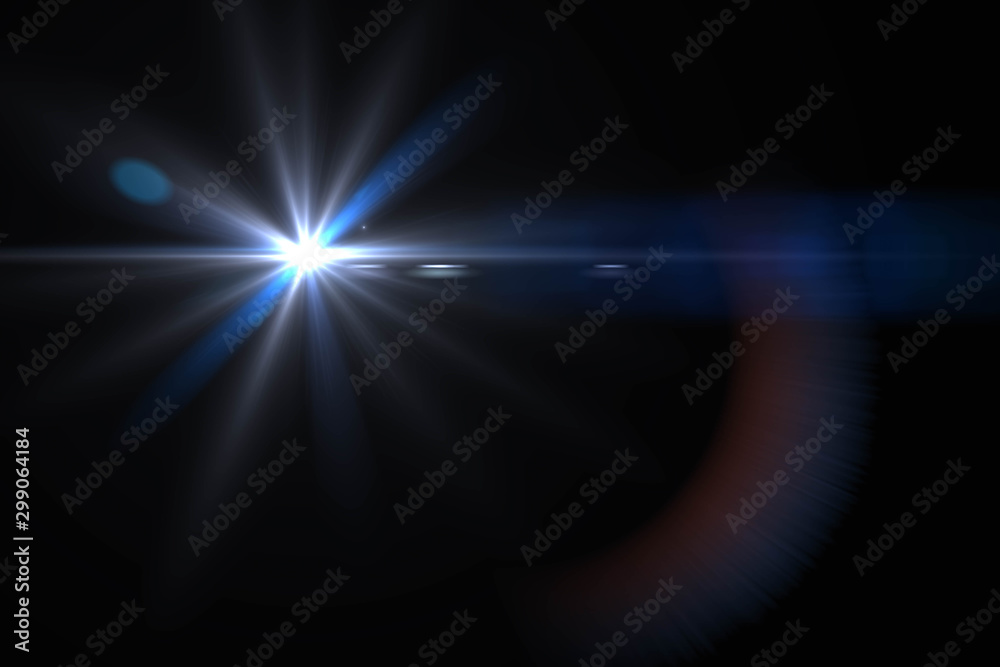 Obraz premium Abstract of sun with flare. natural background with lights and sunshine wallpaper