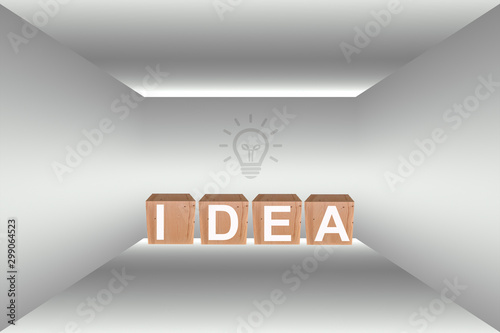 Business concept. Writing with idea, finding the right solution during the creative process.