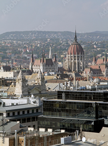 View over the cityscape of Budapest from St. Stephen's Basilica