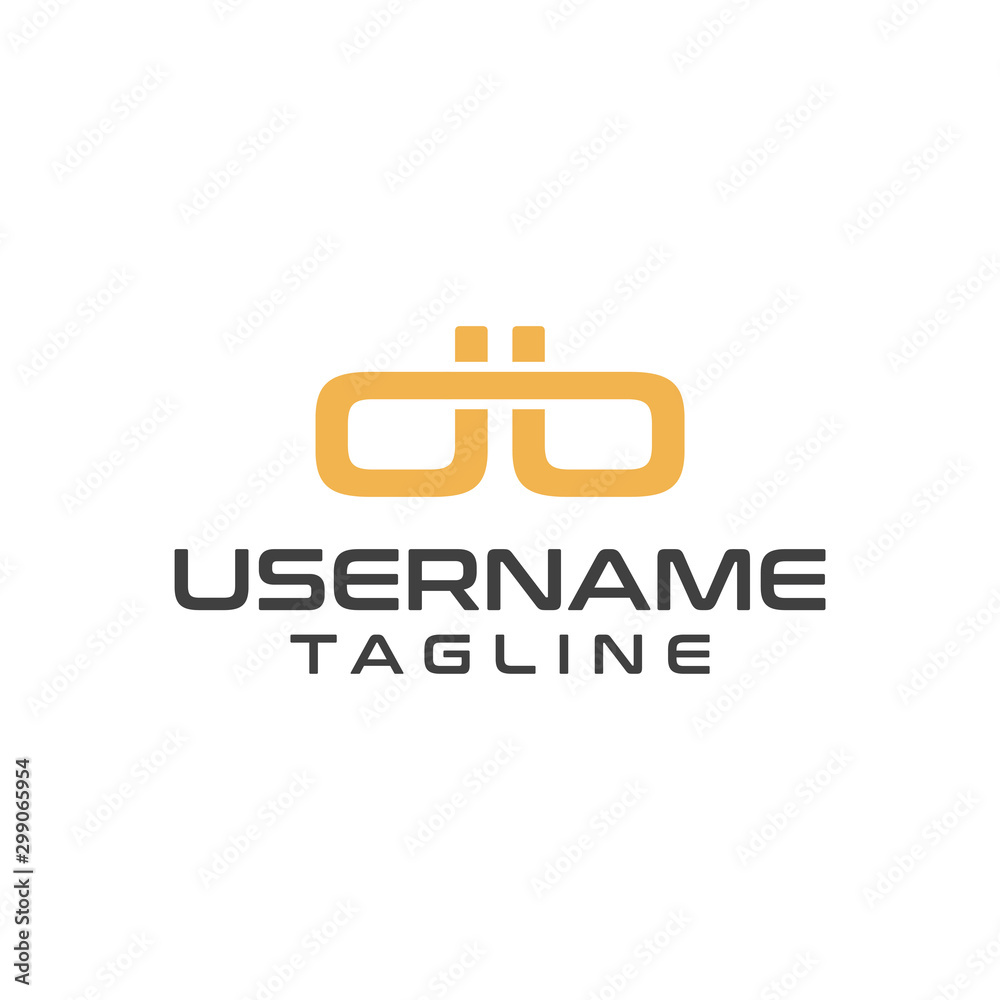Round initial letter bd or db logo Round initial letter bd or db logo