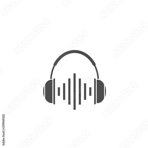 Headphones vector icon