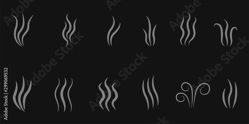 Cooking steam symbols