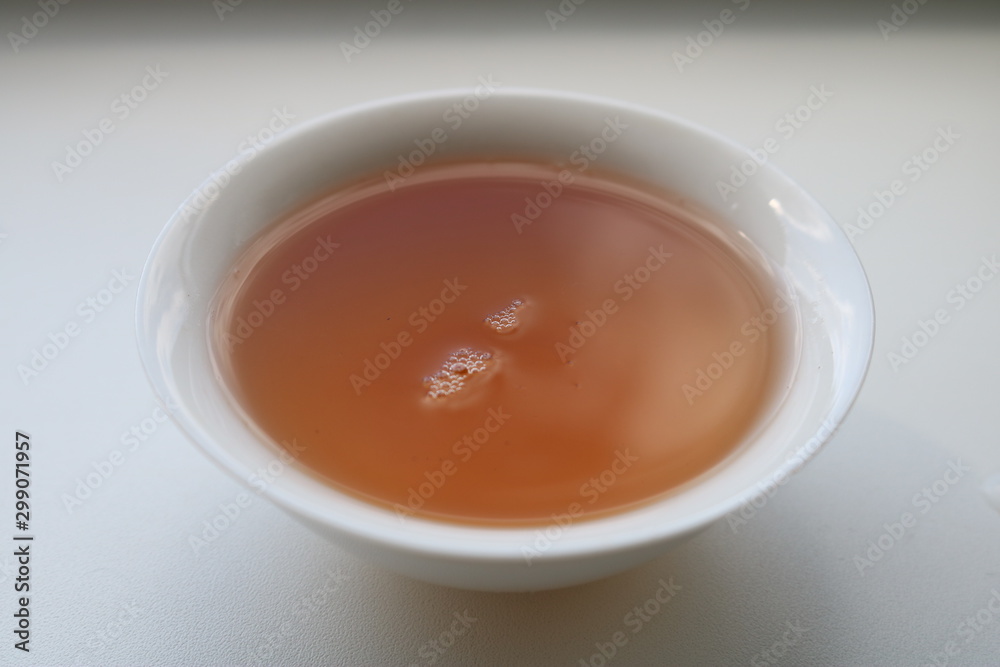 Chinese tea ceremony using tea utensils made of glass, clay and porcelain. Chinese tea ceremony using tea utensils made of glass, clay and porcelain.