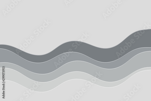 Abstract vector gray background with curved lines. Pattern backdrop for landing pages.