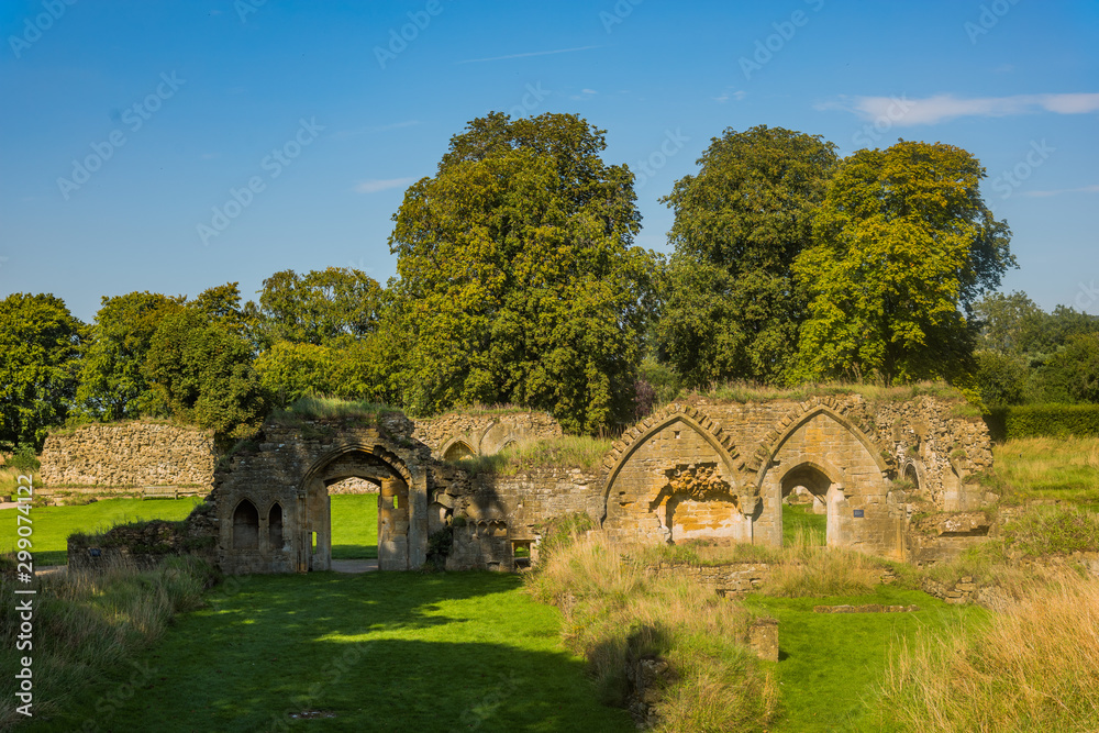 ruined hailes abbey cotswolds gloucestershire england uk