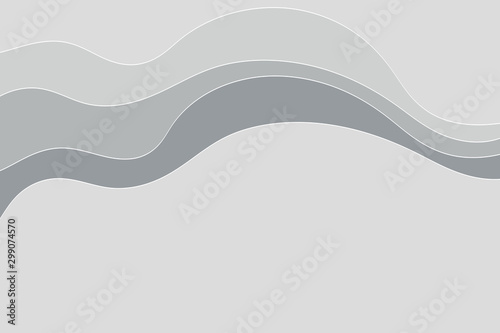 Abstract vector gray background with curved lines. Pattern backdrop for landing pages.