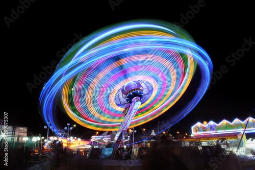 ferris wheel at night