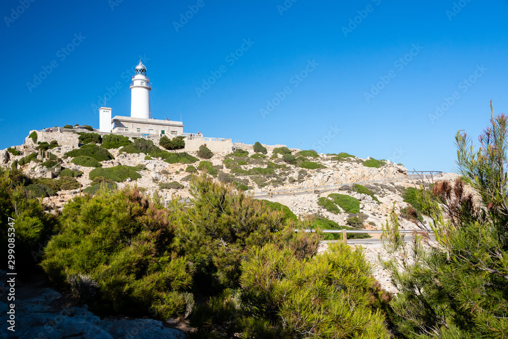 Scenic lighthouse in Mallorca