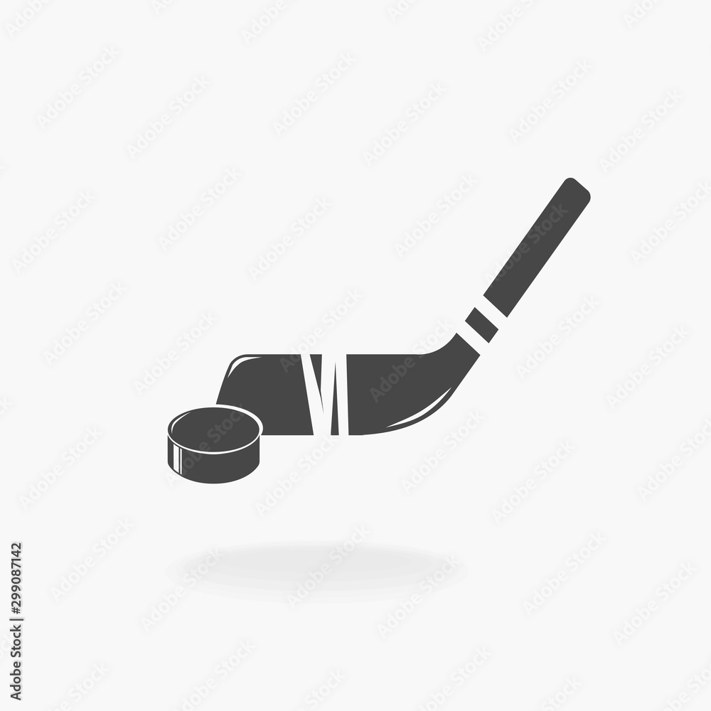 Ice hockey Sport Icon Silhouette Vector Illustration Ice hockey Sport Icon Silhouette Vector Illustration