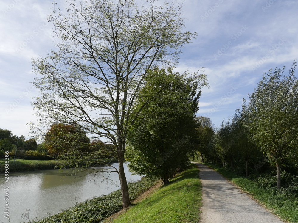 Obraz premium Kanal in Hamm