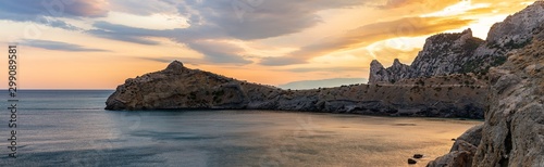 Landscapes of Crimea, sunrises and sunsets, mountains, sea, landscape of clouds and mountain landscapes