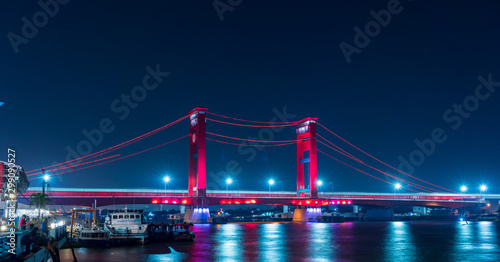 Ampera Bridge, Palembang, Indonesia photo