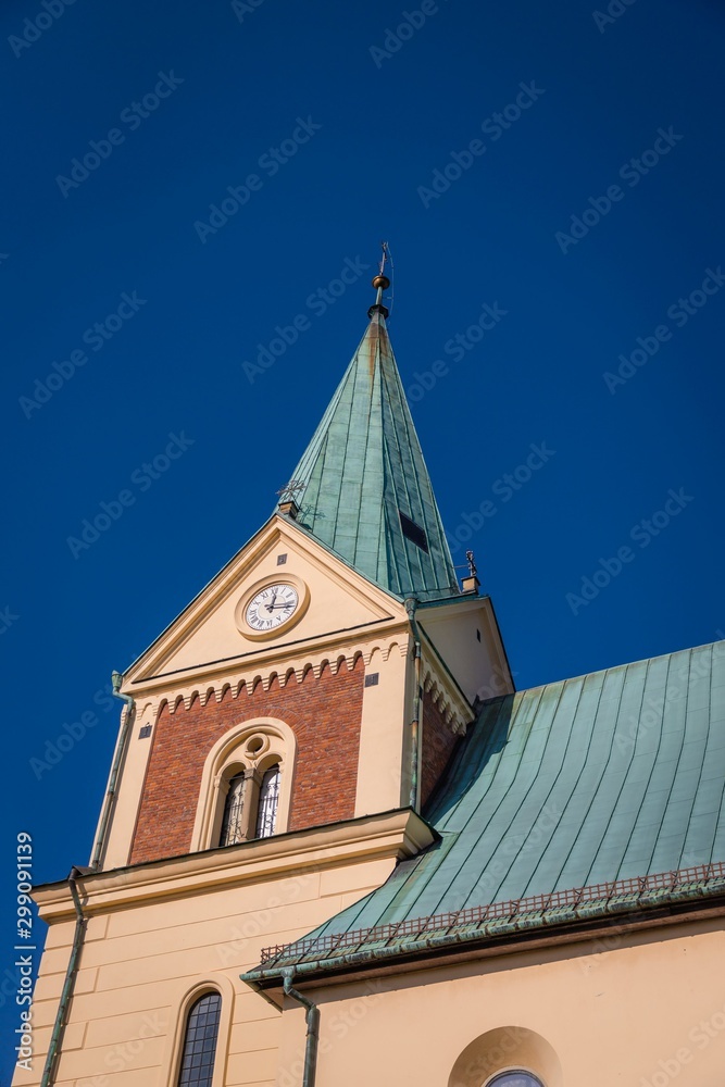 St. John the Baptist Roman Catholic Church in Lanckorona, Poland. Details