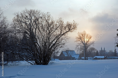 Sunset in Montmorency Park