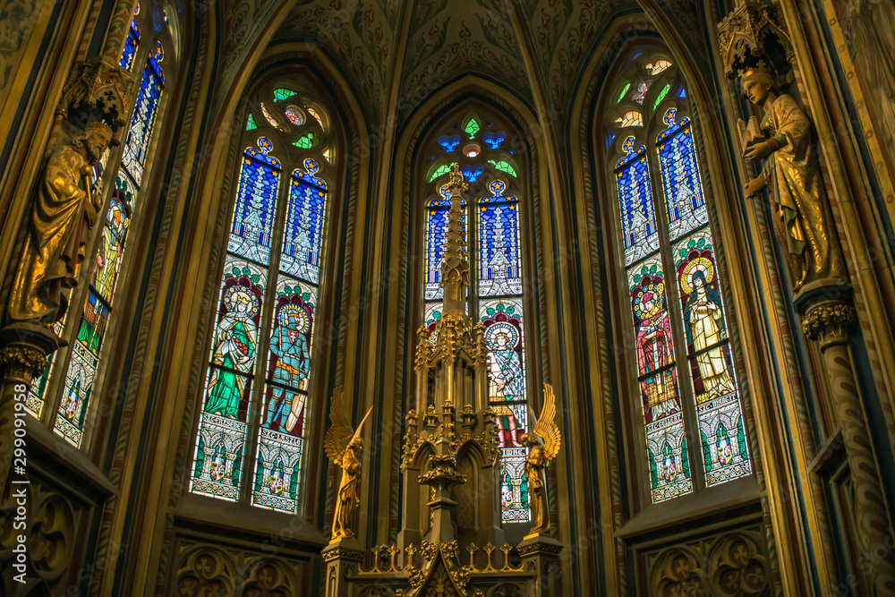 Interior of Matthias Church Budapest