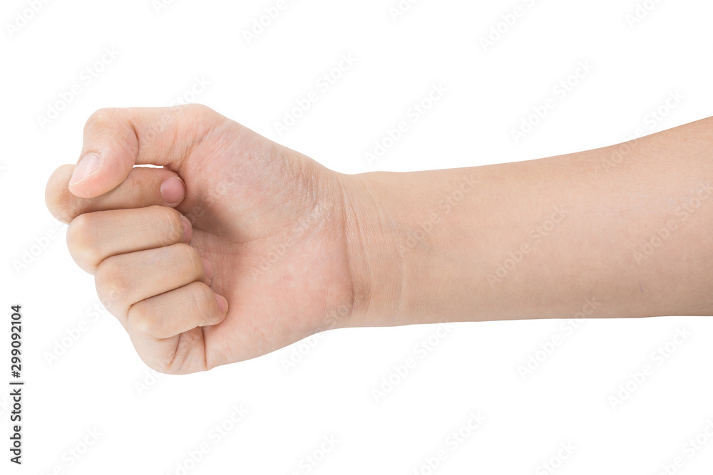 various gestures and sign of Woman's hand isolated on white background with clipping path. various gestures and sign of Woman's hand isolated on white background with clipping path.