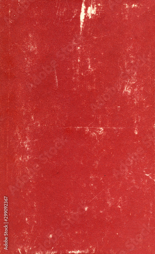Old red paper texture. Rough faded surface. Blank retro page. Empty place for text. Perfect for background and vintage style design.