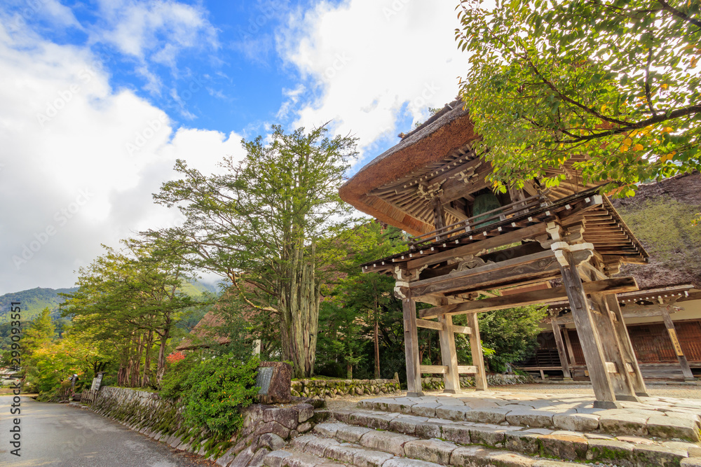白川郷　明善寺　岐阜県白川村　Shirakawa-go Myōzenji Temple Gifu Shirakawa village