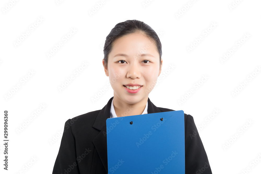 Portrait charming beautiful secretary woman: Attractive girl acts like a look some brands, product, service or goods. Gorgeous girl is writing and checking list. Pretty girl is satisfied and loves it Portrait charming beautiful secretary woman: Attractive girl acts like a look some brands, product, service or goods. Gorgeous girl is writing and checking list. Pretty girl is satisfied and loves it
