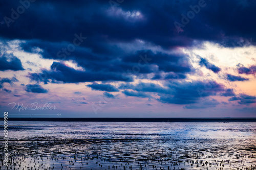 Cloud in Netherland Friesland dike