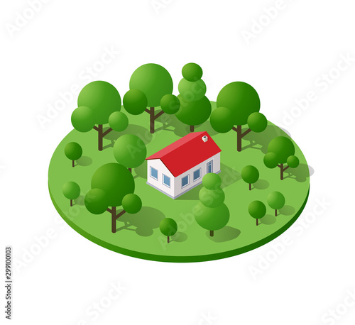 Country farm trees natural forest