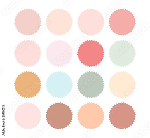Abstract background frame banner pastel