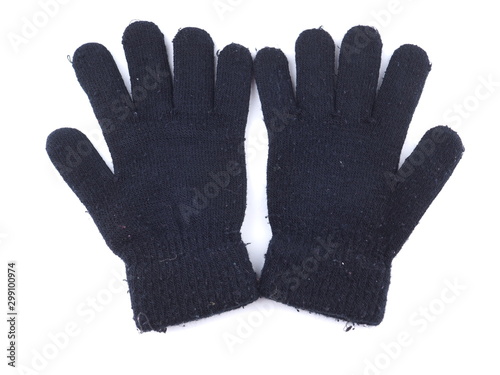 gloves on a white background
